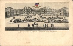 CPA Versailles Seen and perspective of the castle