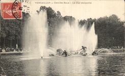 CPA Versailles Large Water the tank embourbe