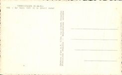 CPA Versailles the green carpet and the large canal