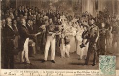 CPA Musee Of Versailles the House of Commons presents to the Duke of Orleans