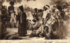 CPA Guerin General Bonaparte Commander-in-chief of I' Armee with Egypt Revolts of Cairo Museum of Versailles