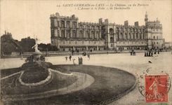 CPA Saint Germain en Laye Le Chateau vu du Parterre L'Amour et la Folie de Darbefeuille