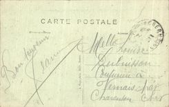 CPA Tours Hotel de Ville Salle des Mariages