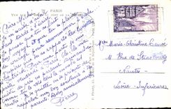 CPA Paris vista en el Seine Notre Dame