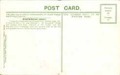 CPA London Westminister Abbey West Face