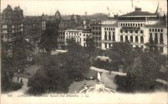 CPA London Leicester Public garden and Alhambra