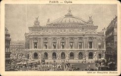 CPA Paris Opera Publicity Weakens Syrup of the dogs