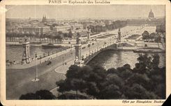 CPA Paris Esplanade of Invalides Publicity Weakens Syrup of the dogs