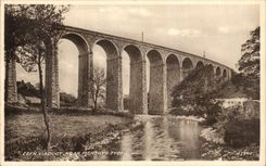 CPA Cefin Viaduct Near Merthyr Tydfil