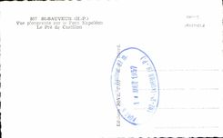 CPA St saver View from above On the Napoleon bridge the Pre one of Castillon