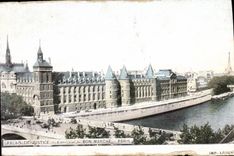 CPA Palais De justice Bon Marche Paris