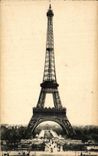 CPA Paris La Tour Eiffel The Eiffel Tower