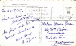 CPA Paris Et Ses Merveilles La Tour Eiffel Vue de l'avenue de New York