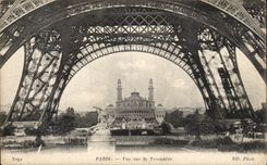 CPA Paris Vue Sur le Trocadero