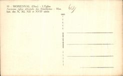 CPA Morienval la iglesia vieja de la abadia de la iglesia de los benedictinos