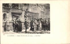 CPA C comte Henri Due de Guise