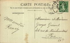 CPA Hunts the stag with the stop Drives out Dogs Oise Chantilly