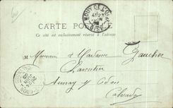 CPA Mouchy Main courtyard of the Castle