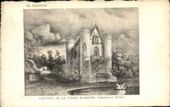 CPA chateau de La Reine Blanche Chantilly