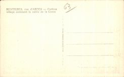 CPA Rentieres seen of Ardes Curious Village dominating the valley about Couze