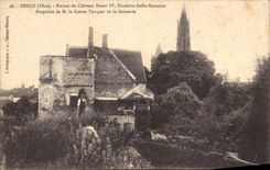 CPA Senlis Ruins of the Castle Henri IV Roman Enclosure gallo