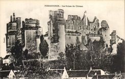 CPA Pierrefonds Les Ruines du Chateau