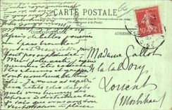 CPA Castle of Compiegne an alley of the Park