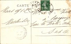 CPA Compiegne the Castle Large Reception room of the Lady-in-waitings