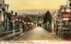 CPA drill Of Compiegne Old Mill