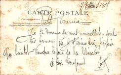 CPA Panoramic Compiegne Vur catch of the Airfield