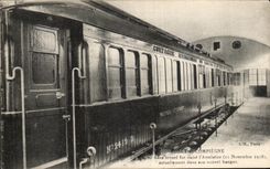 CPA Drill of Compiegne Coach of the 1918 Train Militaria armistice