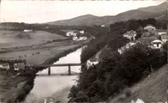 CPA Basque Country Cambo les Bains a sight on the City the nive one and the Countryside Basque