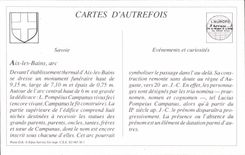 REPRO Aix les Bains Arc de Campanus
