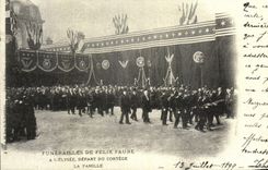 REPRO Funeral of Felix Faure With the Elysium Departure of the Procession the Family