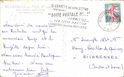 CPA Boulogne On Sea the Port Buildings