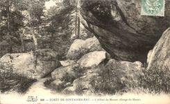 CPA Foret De Fontainebleau the Alfred de Musset Gorges with Houx