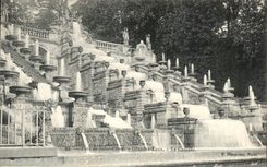 CPA Park of Saint cloud Large Water the Cascade