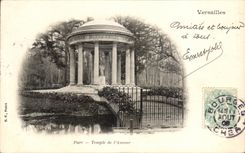CPA Versailles Park Temple of the Love