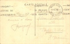 CPA Niort View Western Northern dimension the Old Bridges on separates Niortaise