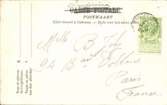 CPA Bruges Provincial Gourvernement and the Post office