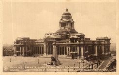 Monumento de And de las cortes de ley de CPA Brussels de la infanteria belga