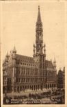 CPA Brussels the large one Places the Town hall Brussel De Groote Markt Het Stadhuis