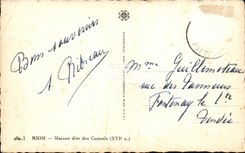 CPA Riom Maison dite des Consuls