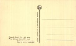 Roble vertical 1930 Amberes del angel justo de CPA