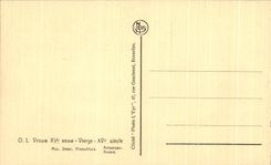 Virgen justa 1930 de CPA Amberes