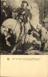 CPA Exposition Anvers 1930 Ant Van Dyck De H Martines Verdeeit Zijn Manlet St Martin Partage son Manteau