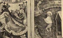 CPA Exposition Anvers 1930 Melchor Broederlam Tweelulk Diptyque