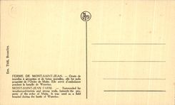 CPA Waterloo Ferme de Mont Saint Jean The Farm of Mont Saint Jean