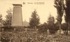 CPA Waterloo Les trois Monuments 