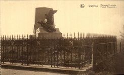 CPA Waterloo Monument Francais 